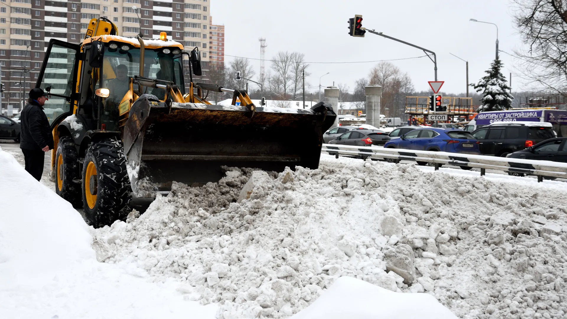 Снегопад в Балашихе