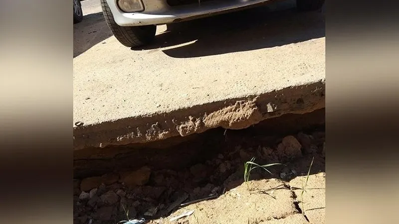 Парковка уходит под землю во дворе дома в Жуковском 
