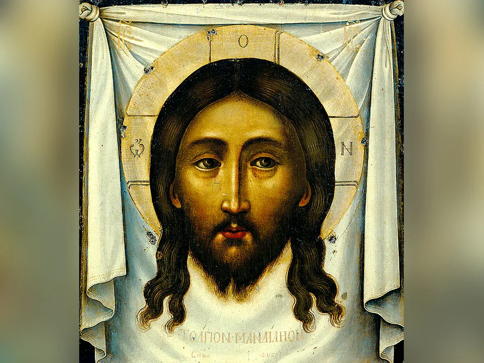 Спас на убрусе (Св. Мандилион). Симон Ушаков. Фото: сommons.wikimedia/Общественное достояние&nbsp;&nbsp;