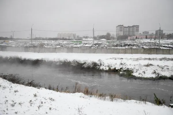 Люберецкие очистные сооружения в московском районе Некрасовка