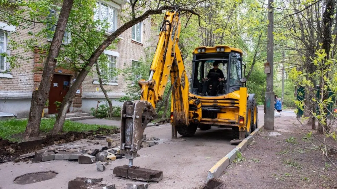Ремонтные работы во дворах Подмосковья завершатся до конца лета