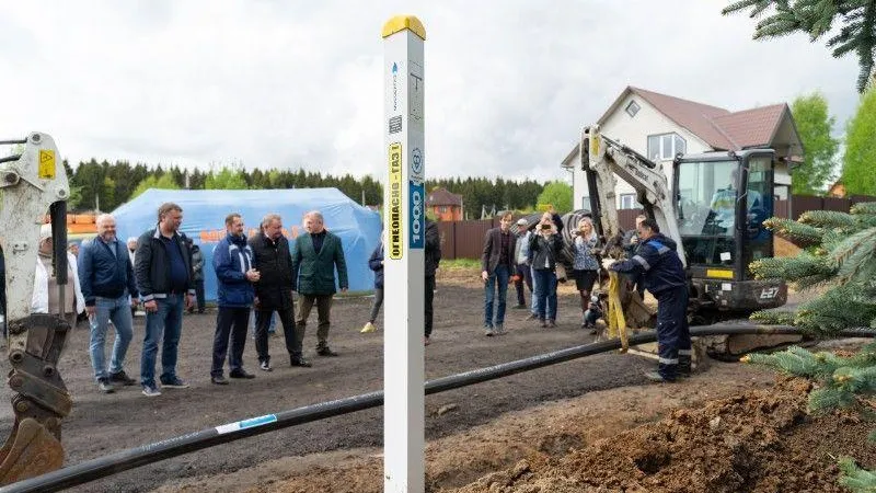 Уже 1000 километров газопровода проложили по президентскому проекту в Подмосковье