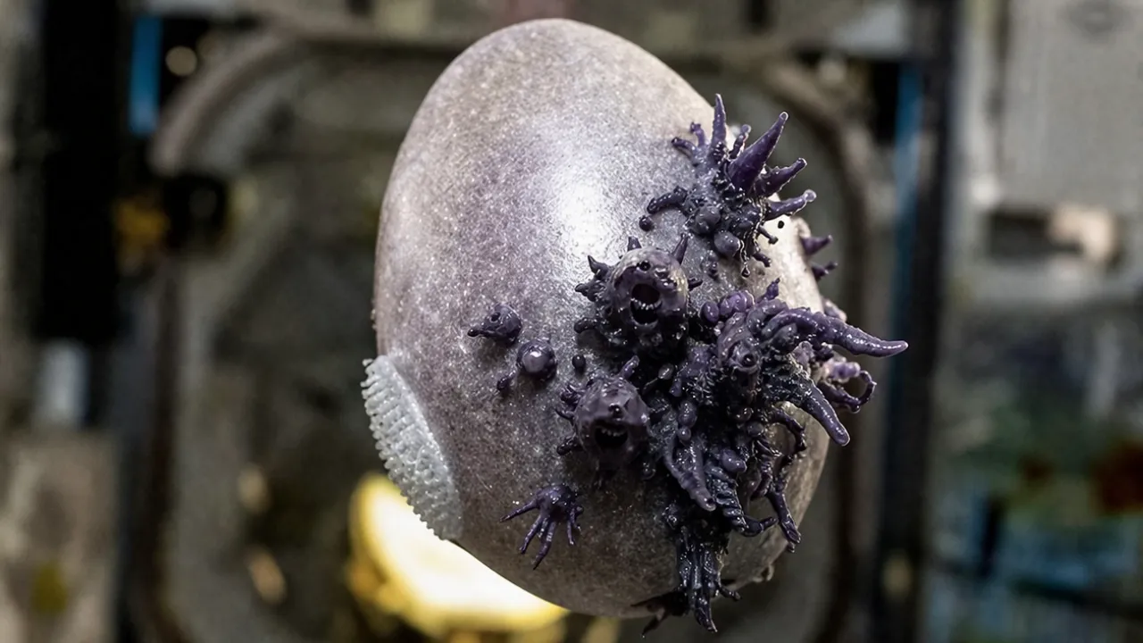 Космическая инфекция с щупальцами на МКС: астронавт выложил фото непонятного «инопланетного» объекта