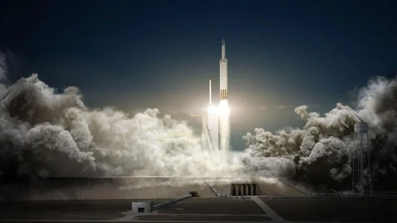 В США успешно испытали сверхтяжелую ракету Falcon Heavy