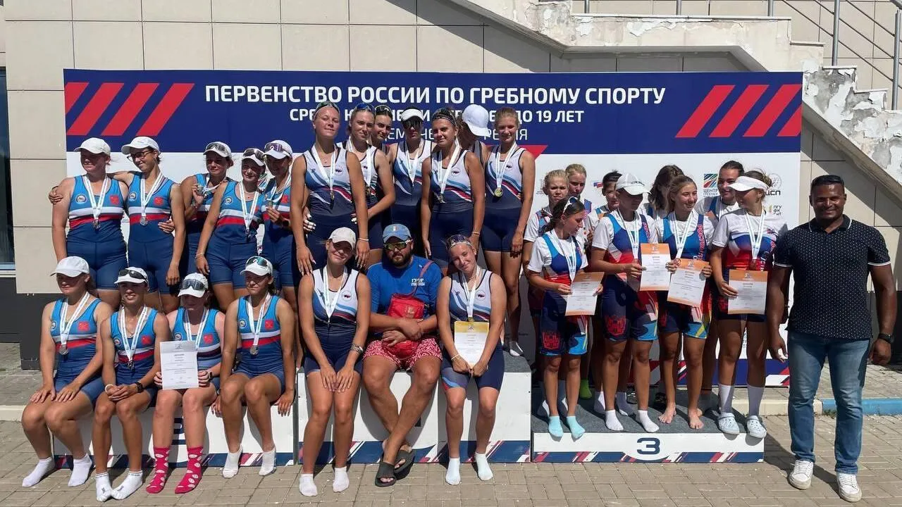 Подмосковная команда завоевала золото первенства России  по гребному спорту