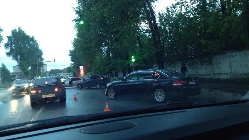 Пять машин столкнулись в Дмитрове