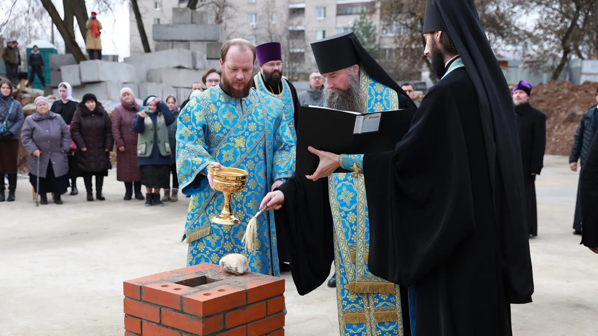 В подмосковных Химках начали строительство нового Никольского храма
