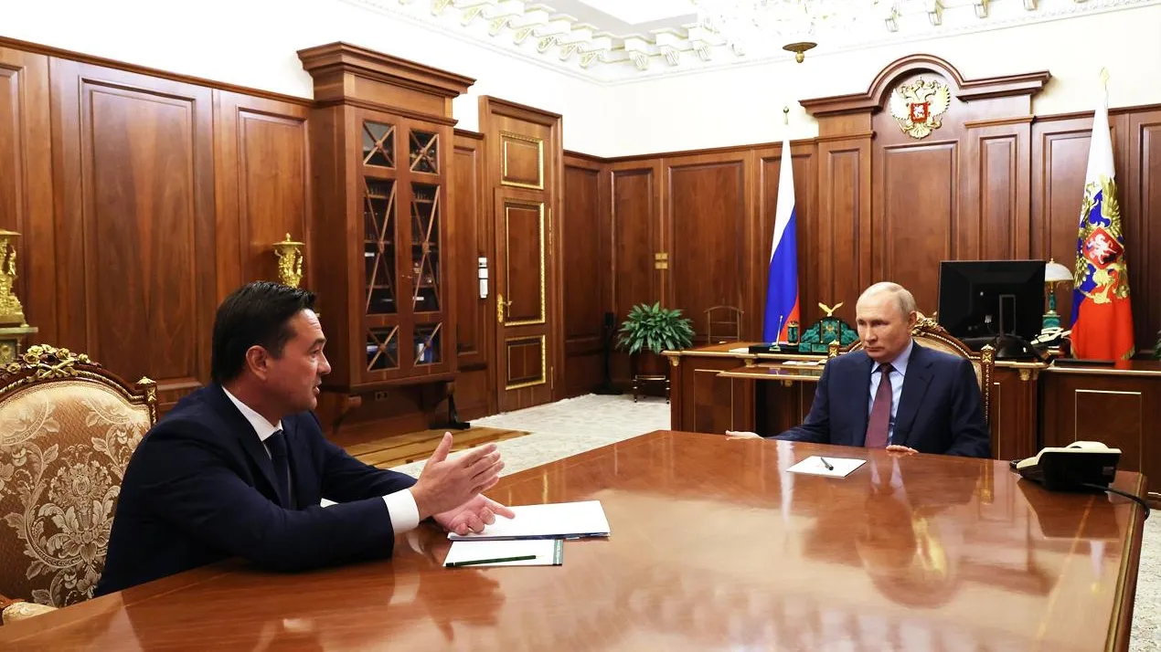 Новые школы, транспорт, реновация: Андрей Воробьев доложил Владимиру Путину о главных направлениях развития Подмосковья