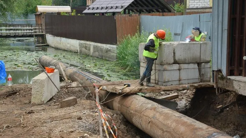 Ремонт плотины на реке Синичке в Красногорске завершится к декабрю