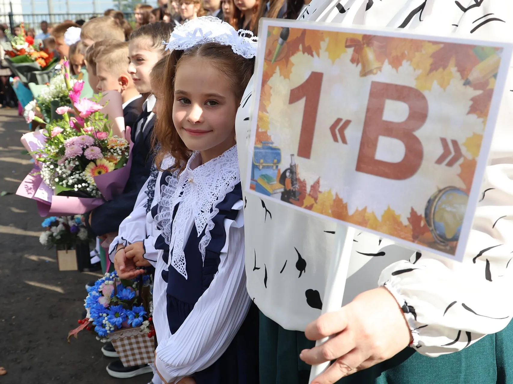 В подмосковные школы в новом учебном году пойдут почти 100 тыс. первоклассников