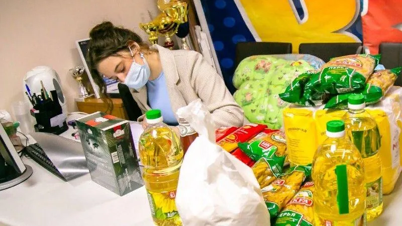 Полтонны гуманитарной помощи собрали в Солнечногорске для беженцев