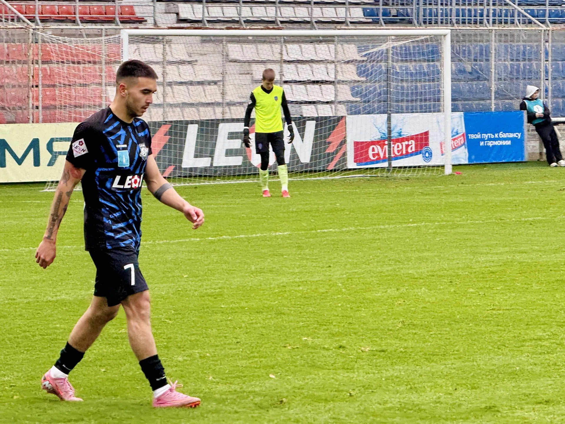 Рустам Вазитдинов, полузащитник ФК «Леон Сатурн». Фото: МедиаБанк Подмосковья/Ольга Стаферова