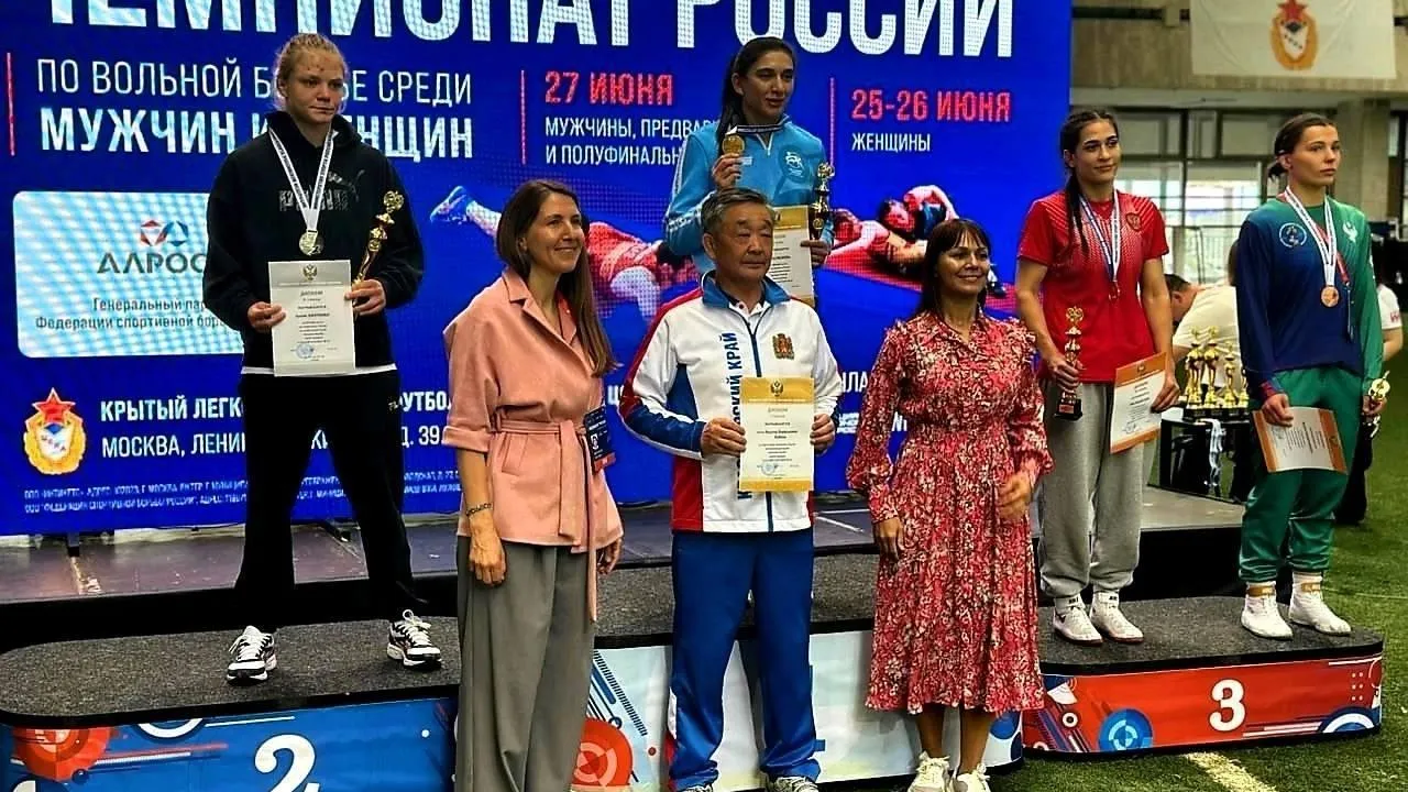 Спортсменка из Егорьевска завоевала медаль на чемпионате России по вольной борьбе