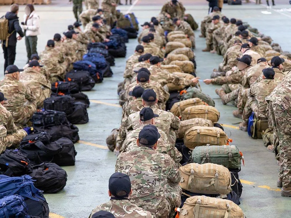 Украинские рекруты в Великобритании. UK Ministry of Defence/via Globallookpress.com