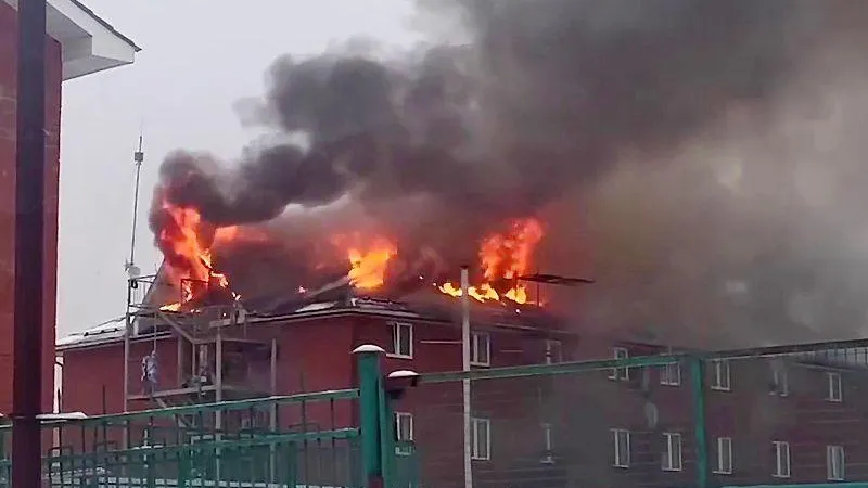 Названа возможная причина пожара в Солнечногорске