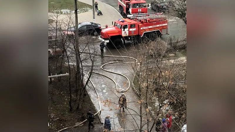 Квартира сгорела в Подольске, есть пострадавший
