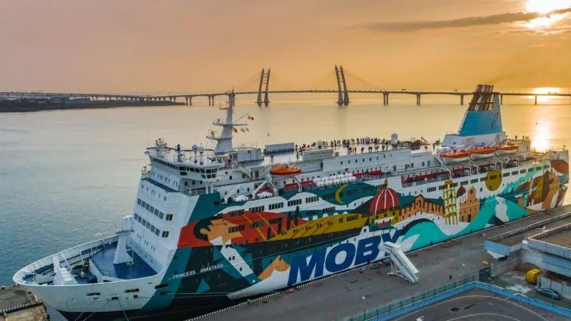Паром «Принцесса Анастасия» не выйдет в море до августа из-за закрытых границ