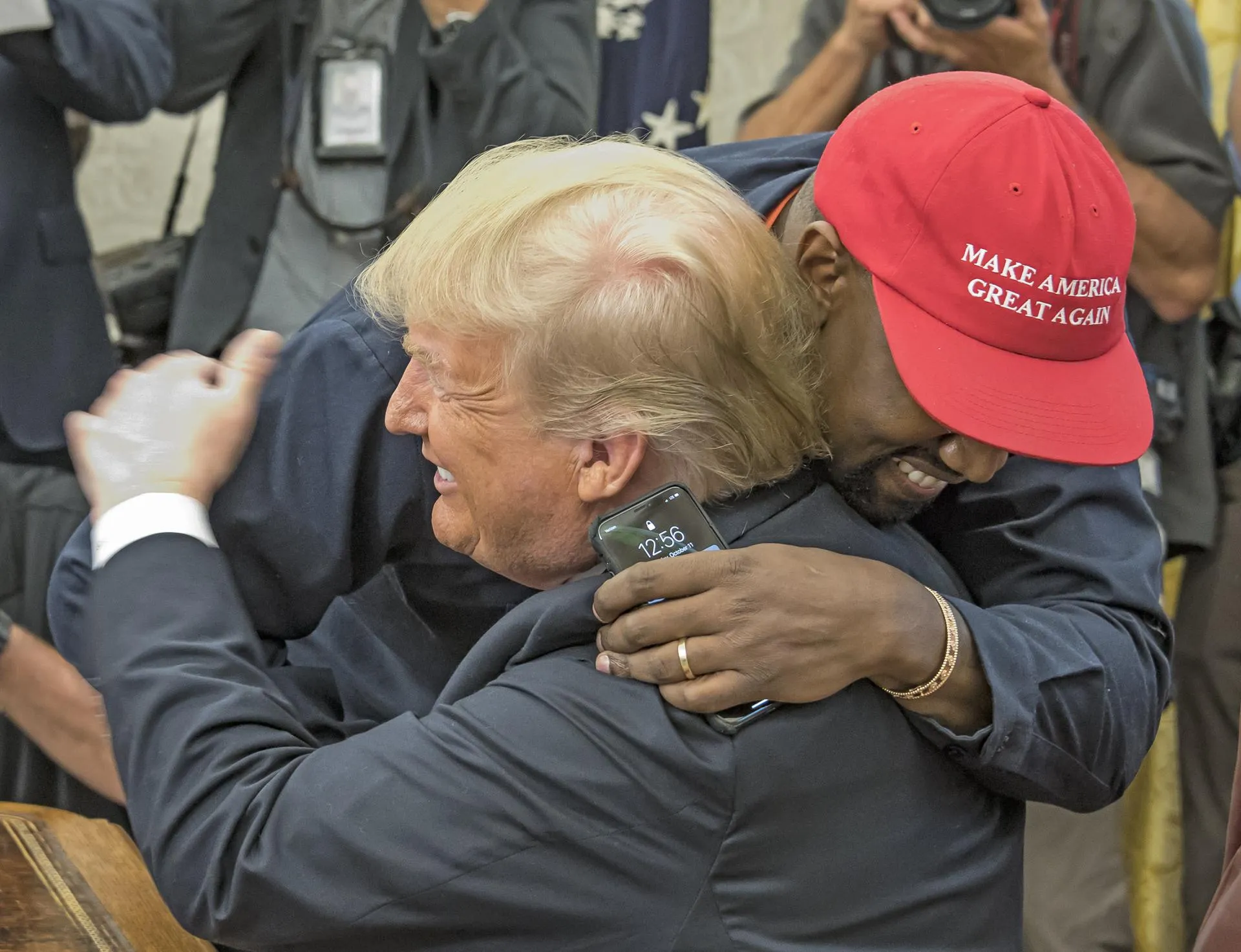 Канье Уэст и Дональд Трамп, 2018 год. Ron Sachs/ZUMAPRESS.com
