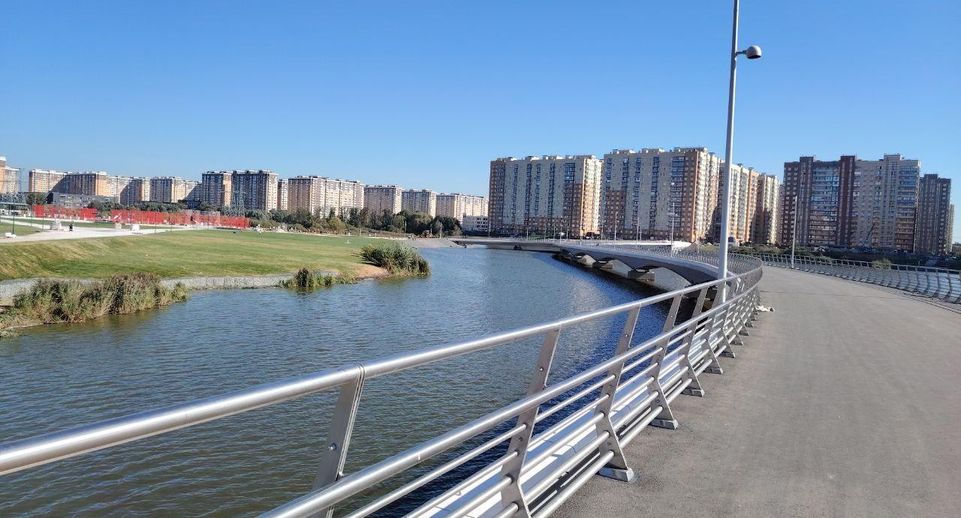 Пешеходный мост между Люберцами и Москвой построили в Подмосковье