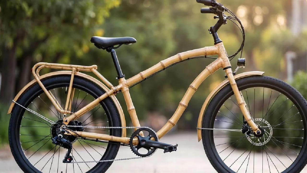 Российский путешественник соорудил велосипед из бамбука, на котором хочет проехаться по США