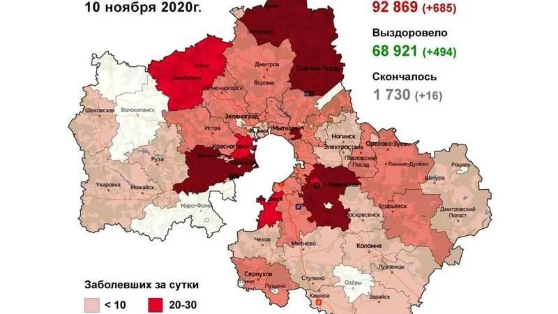 Коронавирус.Мособлштаб