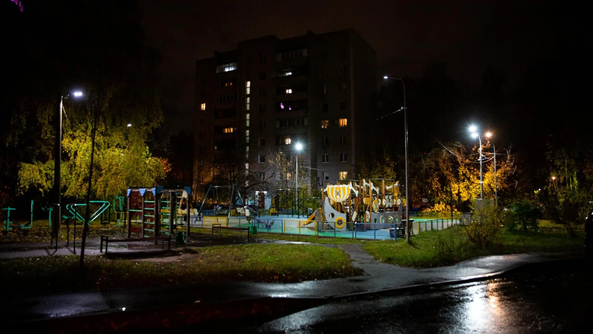 Уличное освещение в рамках проекта «Светлый город» обустроили на 214 объектах Подмосковья