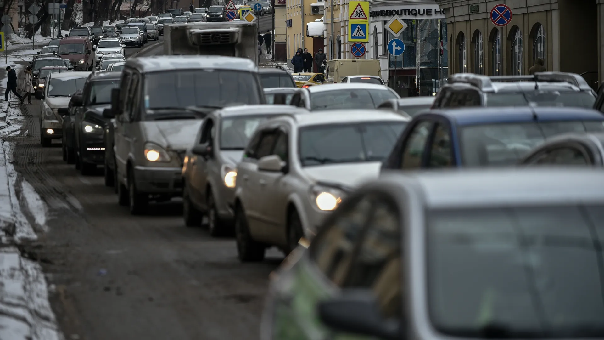 Дорожная ситуация в Москве