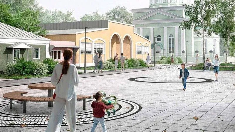 Работы по благоустройству сквера «Арбат» начались в Озерах