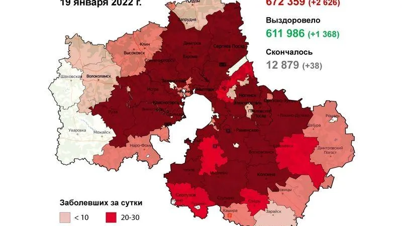 Люберцы и Балашиха стали антилидерами по COVID-19