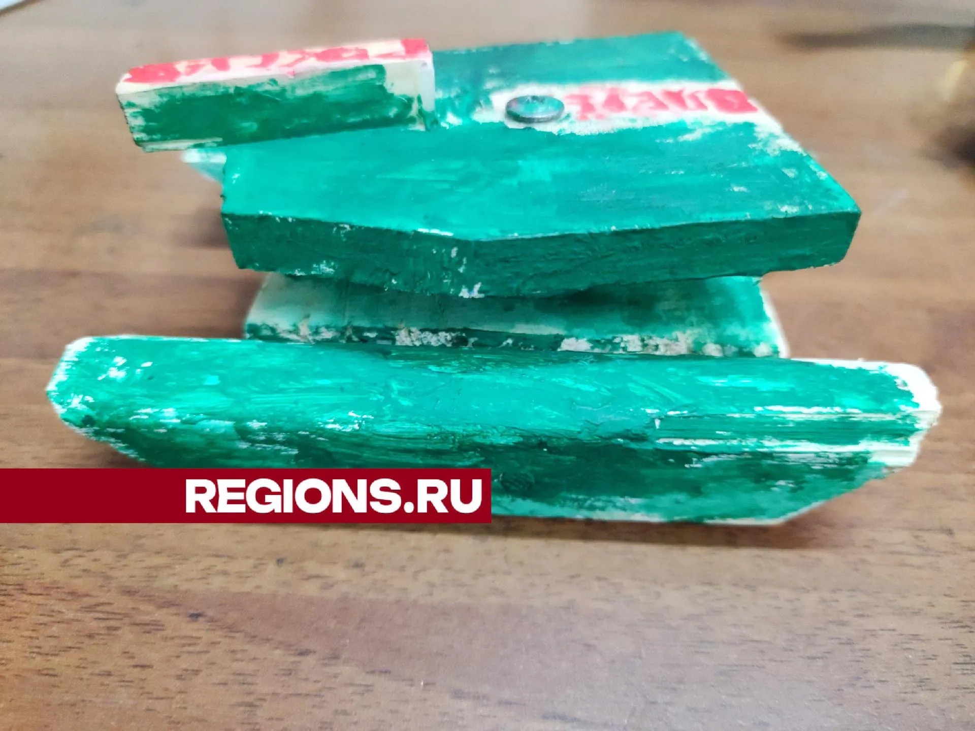 Талисман бойцов из дерева/фото: Хавива Фонина