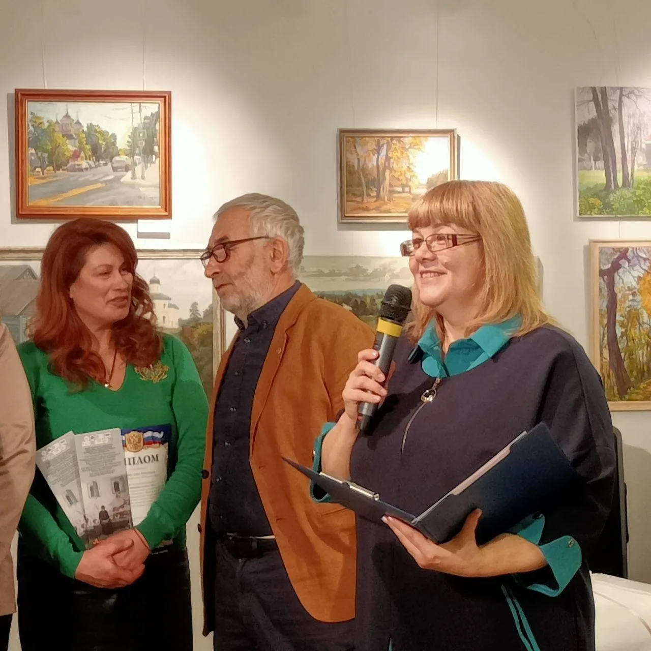 Из архива Светланы Соло-Орловой / Открытие выставки «Левитановские сезоны»