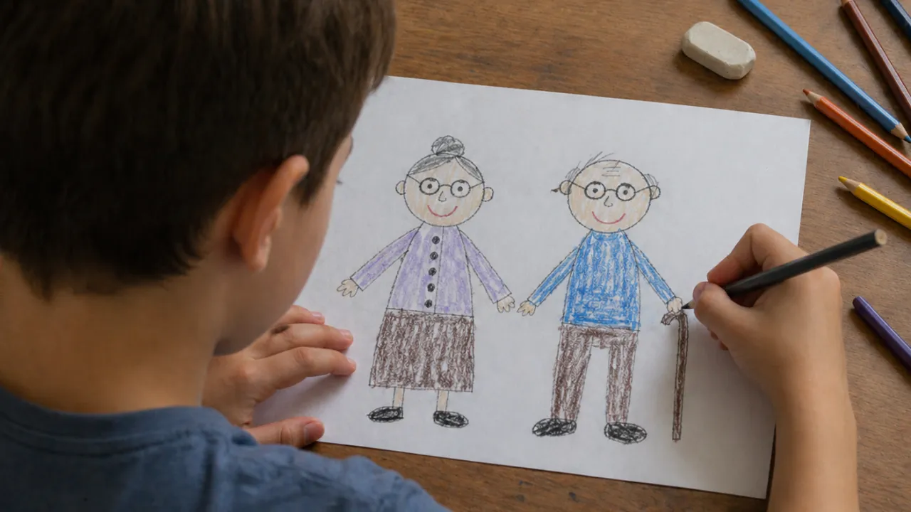 Как дети видят старость: морщины, болезни и страх одиночества — но не все так плохо