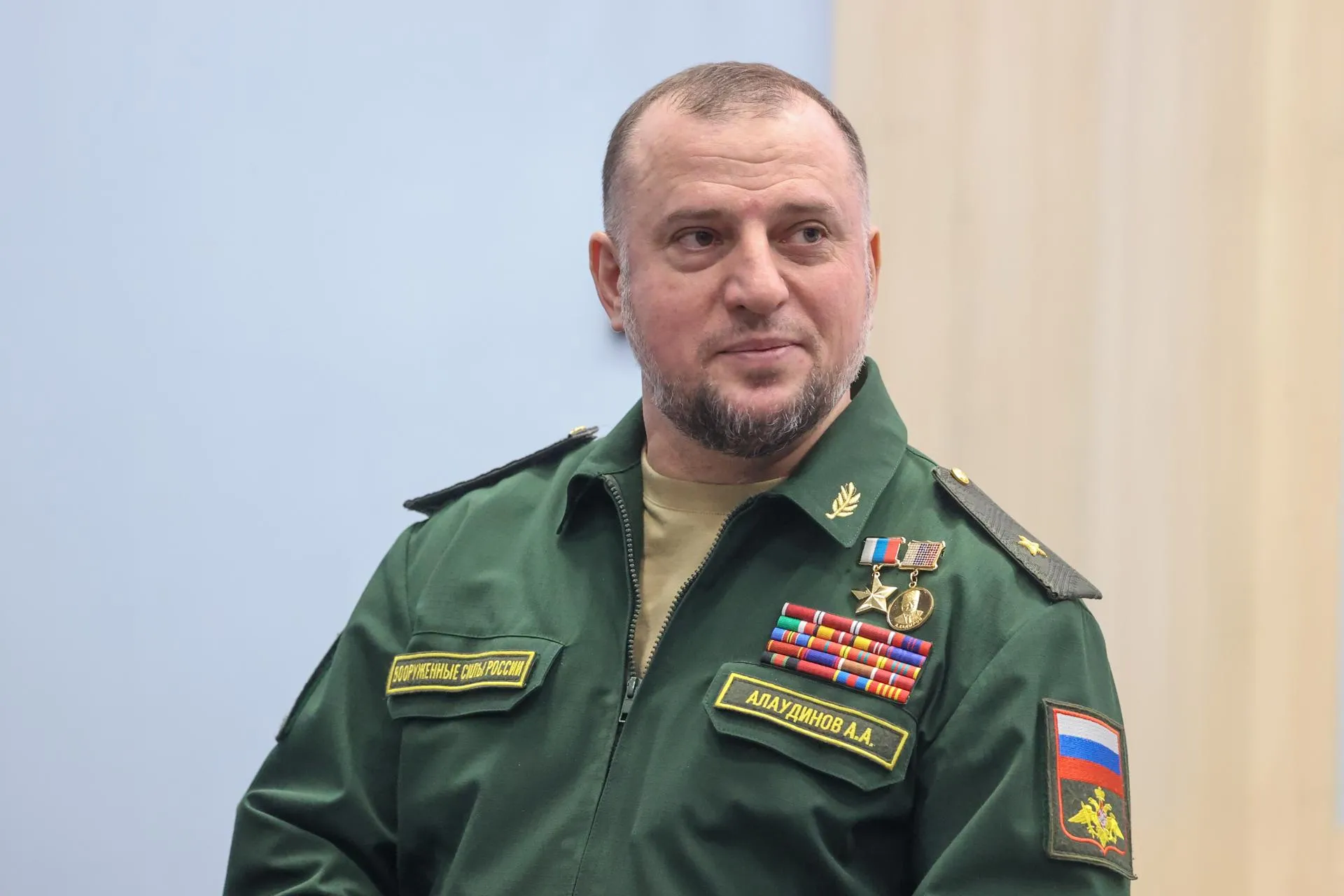 Командир спецподразделения «Ахмат» Апти Алаудинов. Petrov Sergey/news.ru