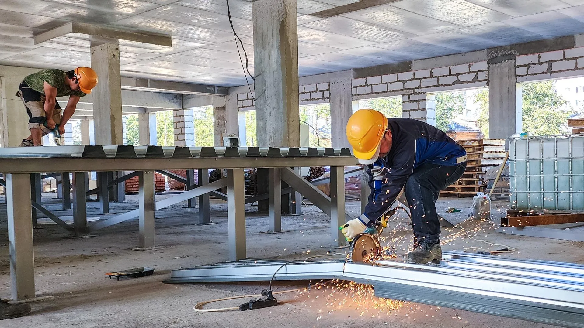 Строительство нового корпуса третьей школы продолжается в Чехове