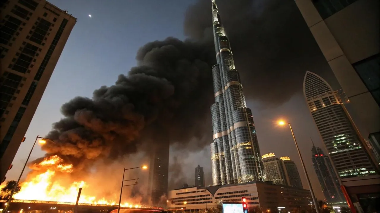 БПЛА врезался в жилой небоскреб в Дубае: атака пришелась по башне 23 Marina