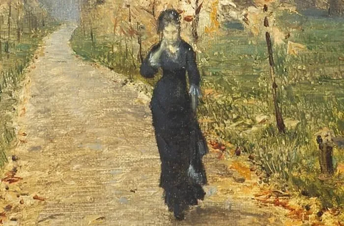 Хавива Фонина / Картина Исаака Левитана «Осенний день в Сокольниках»