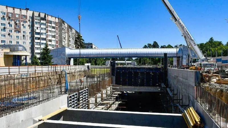 В Жуковском приступили к облицовке тоннеля на площади Громова