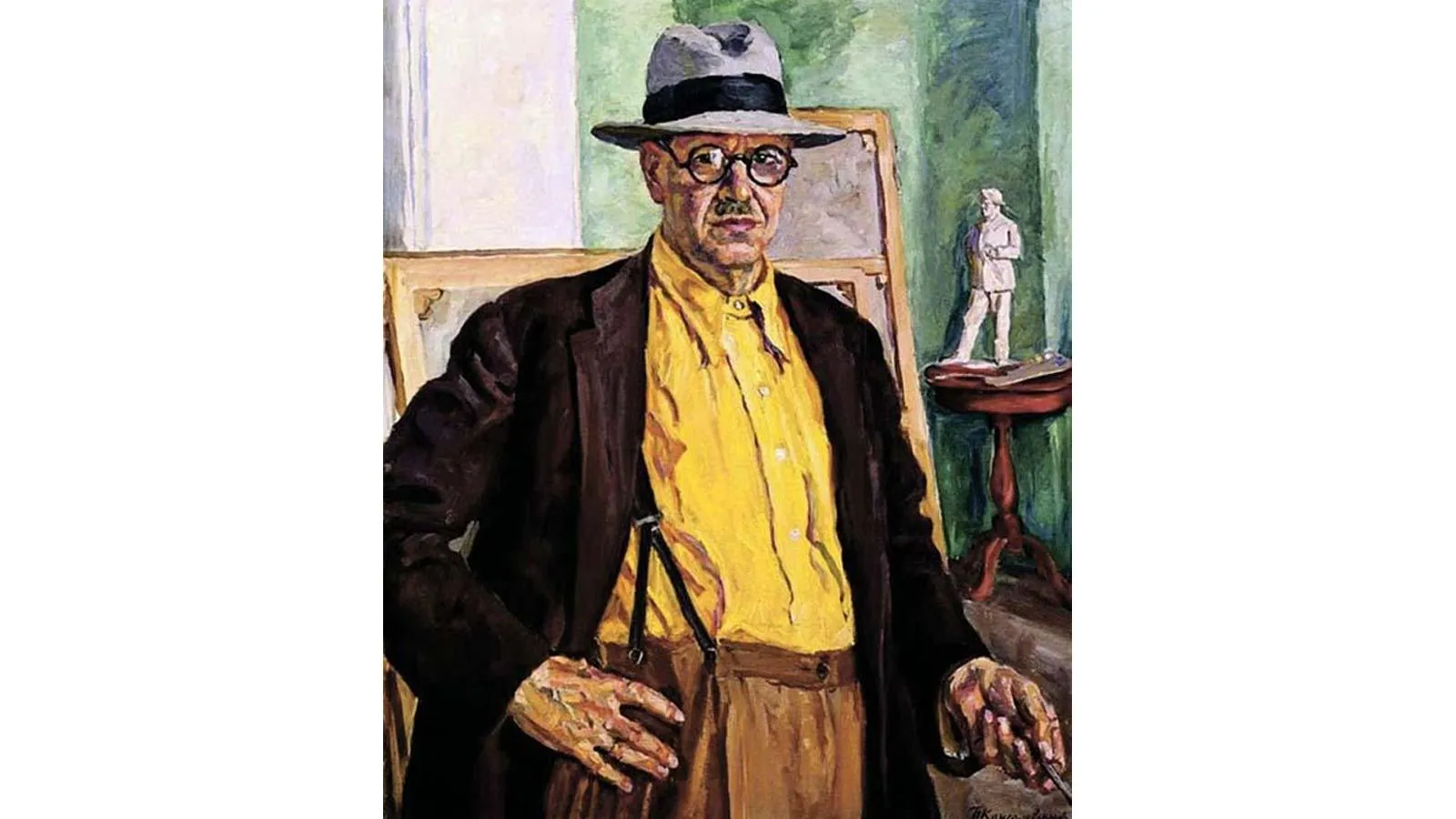 Петр Кончаловский, автопортрет, 1943 год