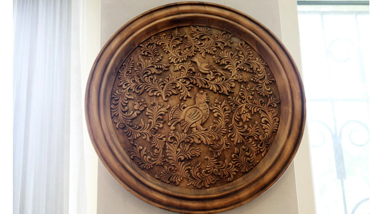 Современный образец абрамцево-кудринской резьбы