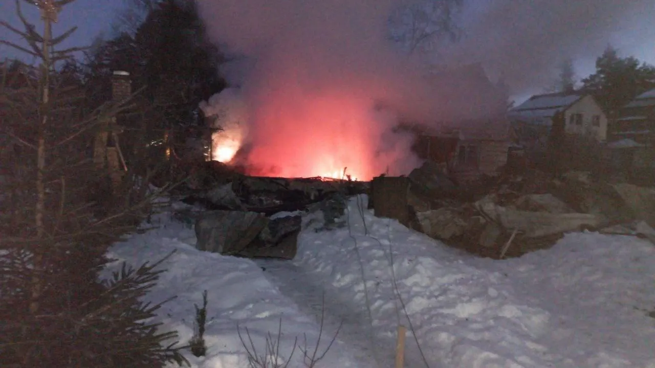 Две девочки погибли при пожаре в частном доме в Богородском округе