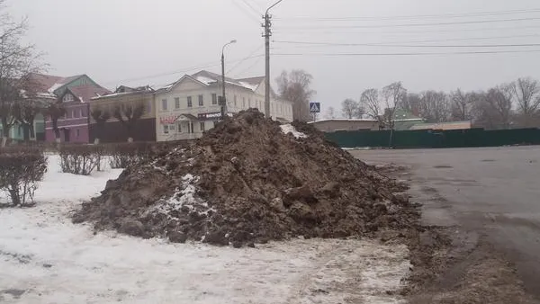 УК Павловского посада заставили убрать навалы снега