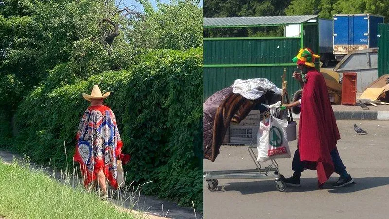 Тайный карнавал: в нескольких городах Подмосковья замечены жители в необычных нарядах