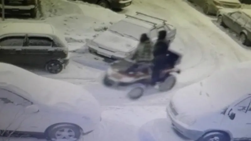 Воры в масках и на квадроцикле орудуют в Балашихе