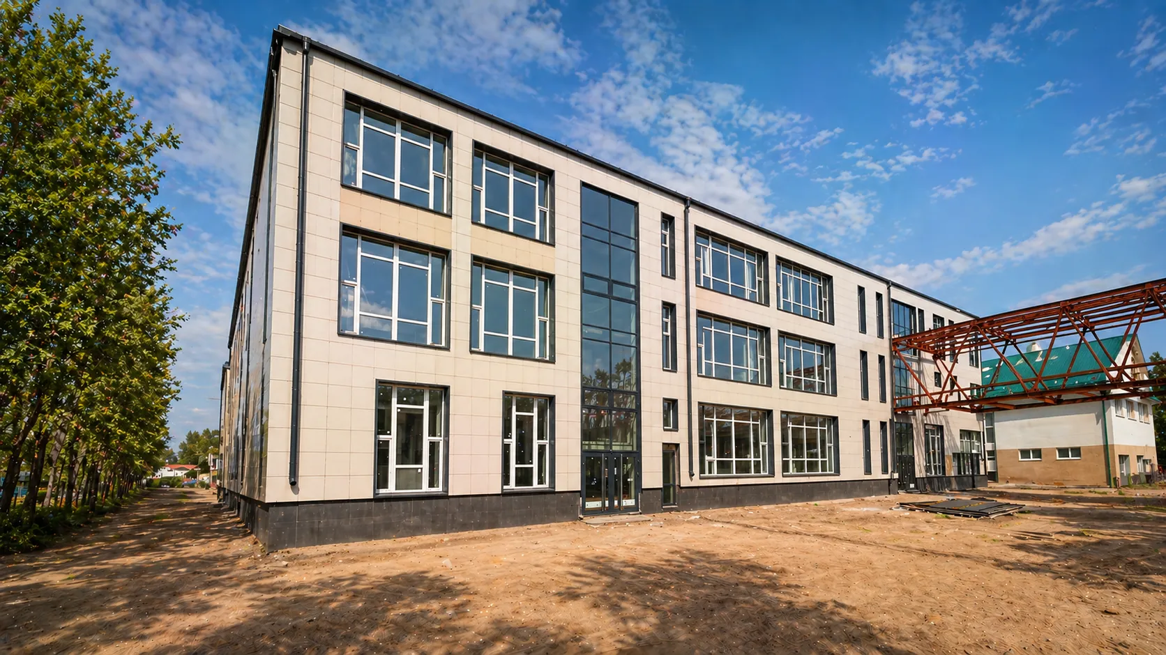 В Покровском под Истрой достроят пристройку к школе