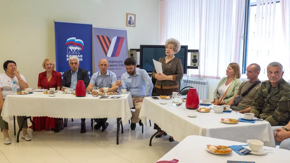 Встреча с участниками специальной военной операции. Фото: администрация г.о. Реутова