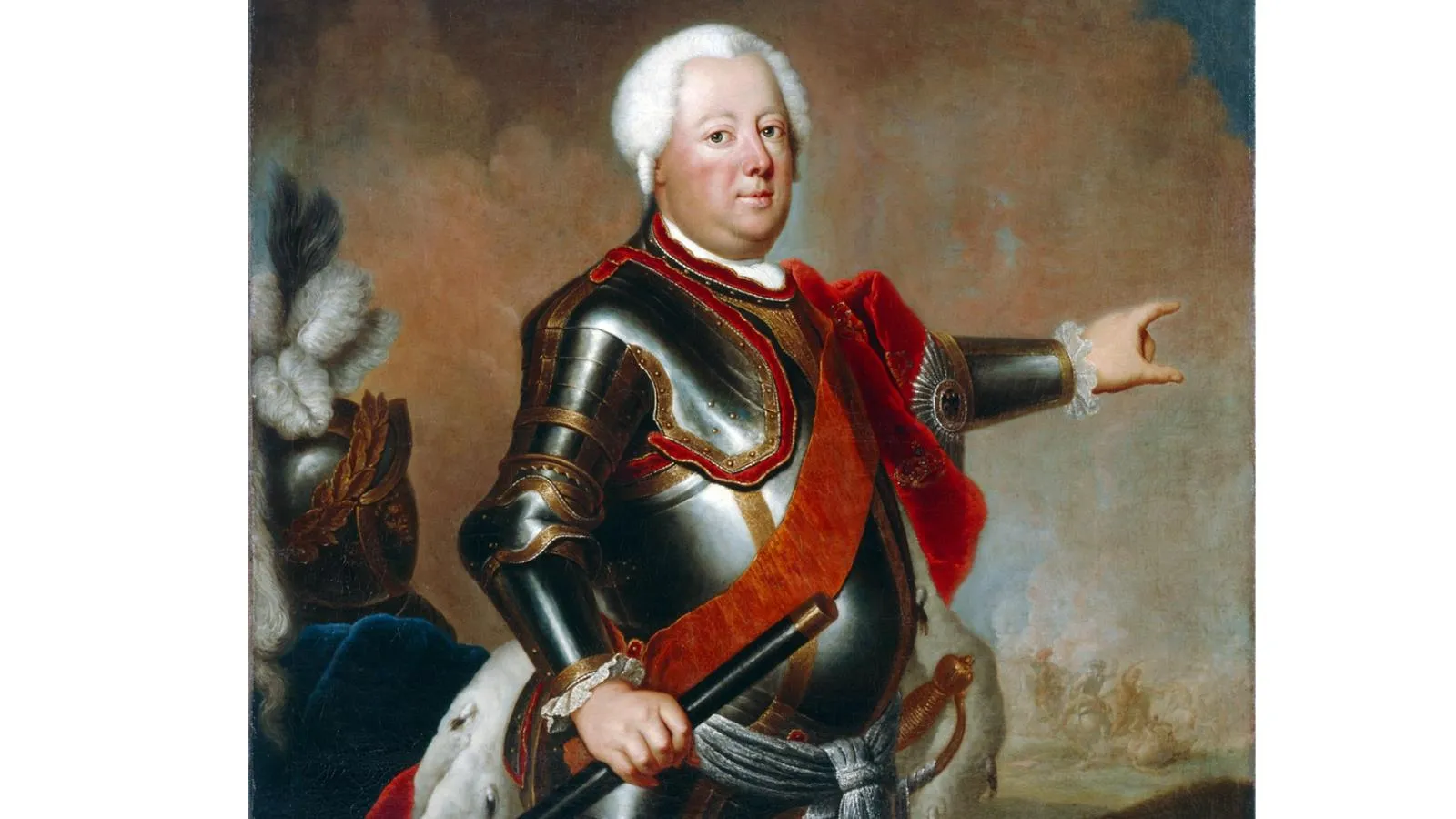 Антуан Пэн, портрет Фридриха Вильгельма I, 1733 год