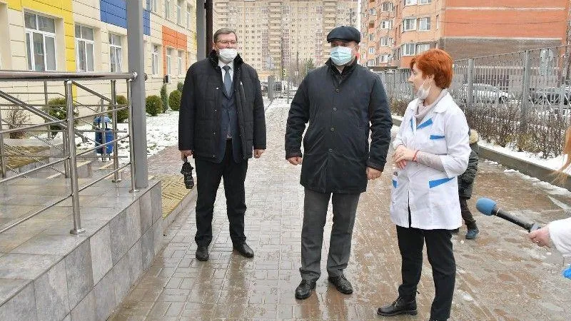В детской поликлинике Власихи отремонтировали входную группу и прививочный кабинет
