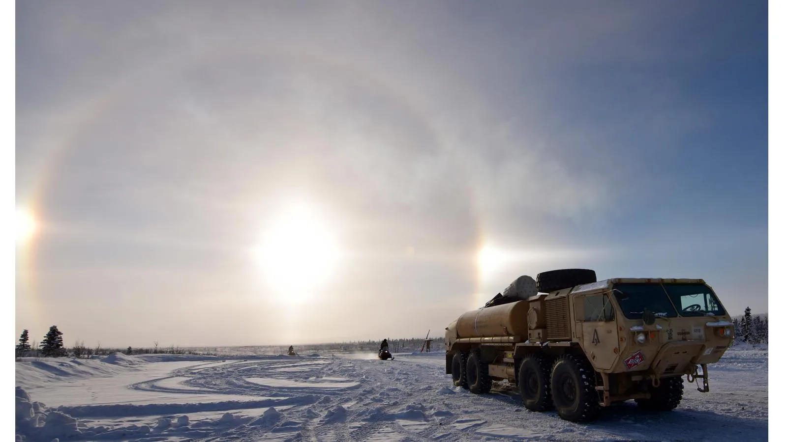 Учения на полигоне форта Ричардсона U.S. Army