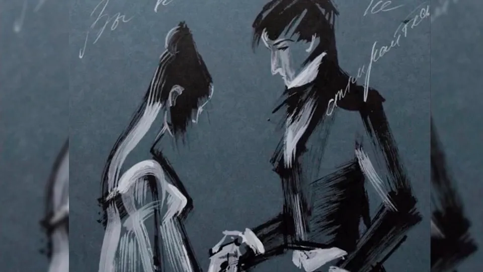 Один из рисунков Аллы Жуковой. Фото: vk.com/Егорьевский историко-художественный музей