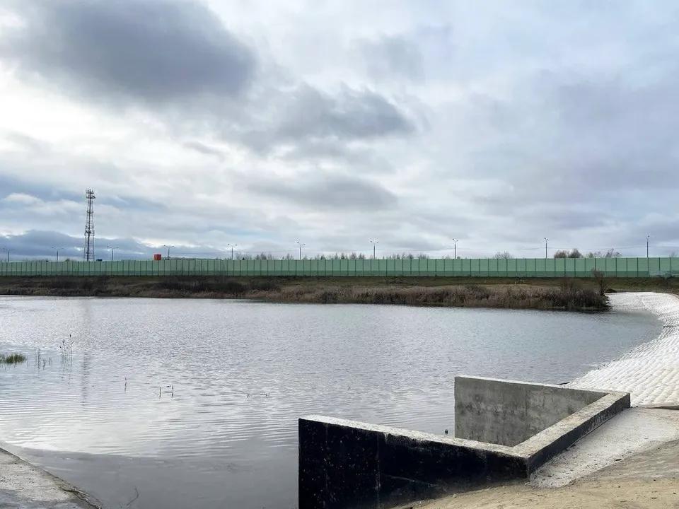 Плотина в деревне Бережки. Фото: t.me/podolskadm